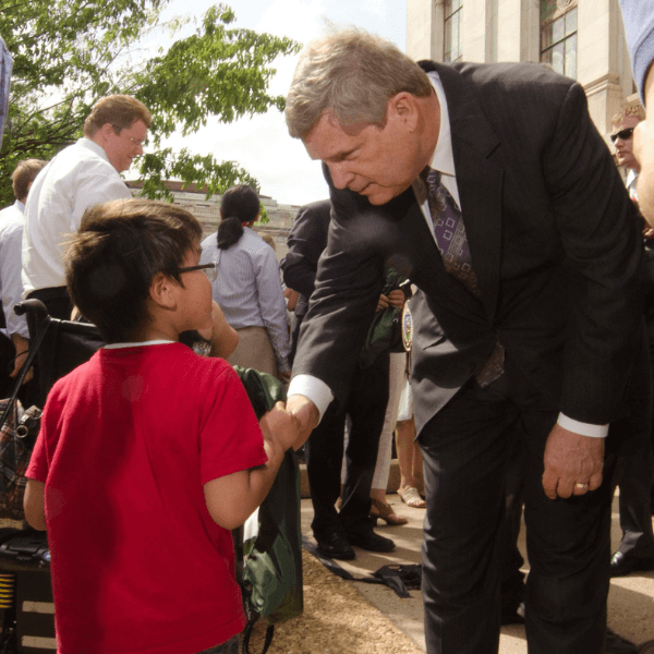 Agriculture Secretary Tom Vilsack meeting with Native American Youth at the Department of Agriculture