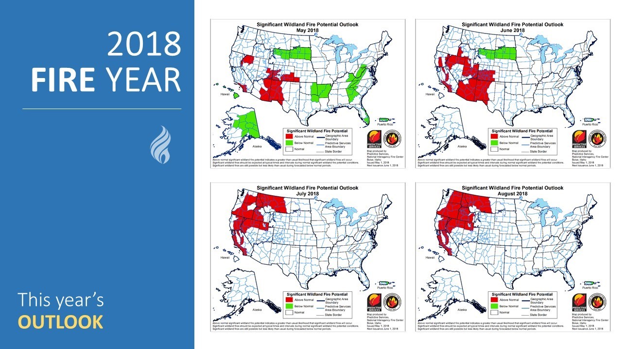 2018 Fire Year graphic