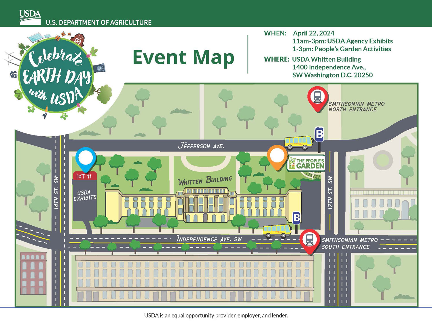 Earth Day event map