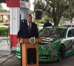 Secretary Vilsack announcing investments in renewable energy infrastructure through the Biofuel Infrastructure Partnership in Kissimmee, Fla.
