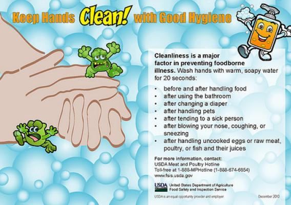 Keep Hands Clean with Good Hygiene graphic