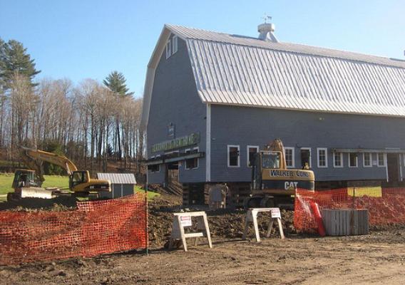 This 100-year old former Vermont dairy barn will soon be a school for at-risk students. 