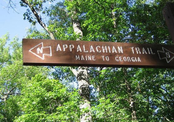 The Appalachian National Scenic Trail stretches 2,175 miles from Mount Katahdin in Maine to Springer Mountain in Georgia. Hikers who choose to explore the entire stretch will go through 14 states and on eight national forests. (U.S. Forest Service)