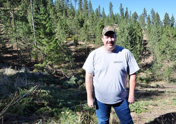 Tim Fisher, a landowner in Baker County, Oregon, recently completed forest stand improvements on 232 acres of his land in partnership with the Natural Resources Conservation Service.