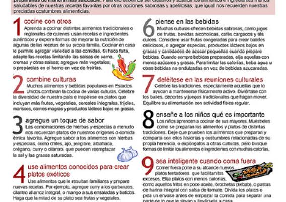 The 10 Tips Nutrition Education Series is available in English and Spanish.
