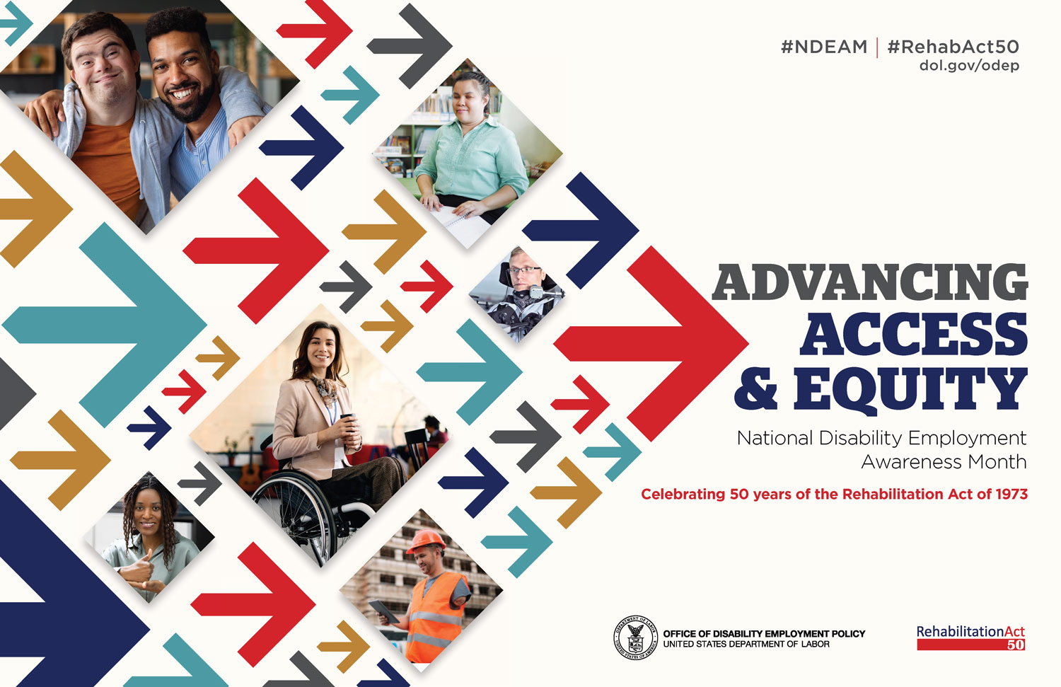 National Disability Employment Awareness Month (NDEAM) poster