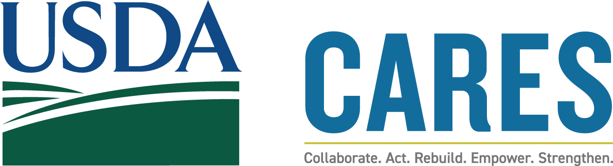USDA CARES Logo