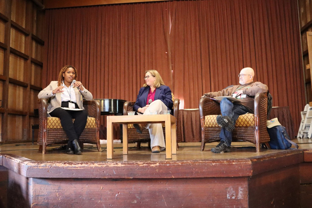 EcoFarm’s 44th Annual Conference: Interview with Sakeenah Shabazz, Policy Director from the Berkeley Food Institute, and Mark Lipson, Molino Creek Organic Farm