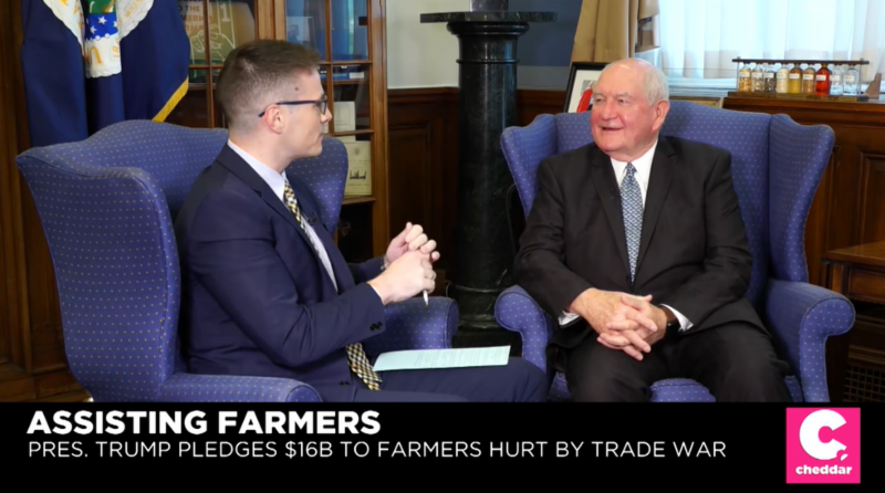 Secretary Perdue interview with Cheddar