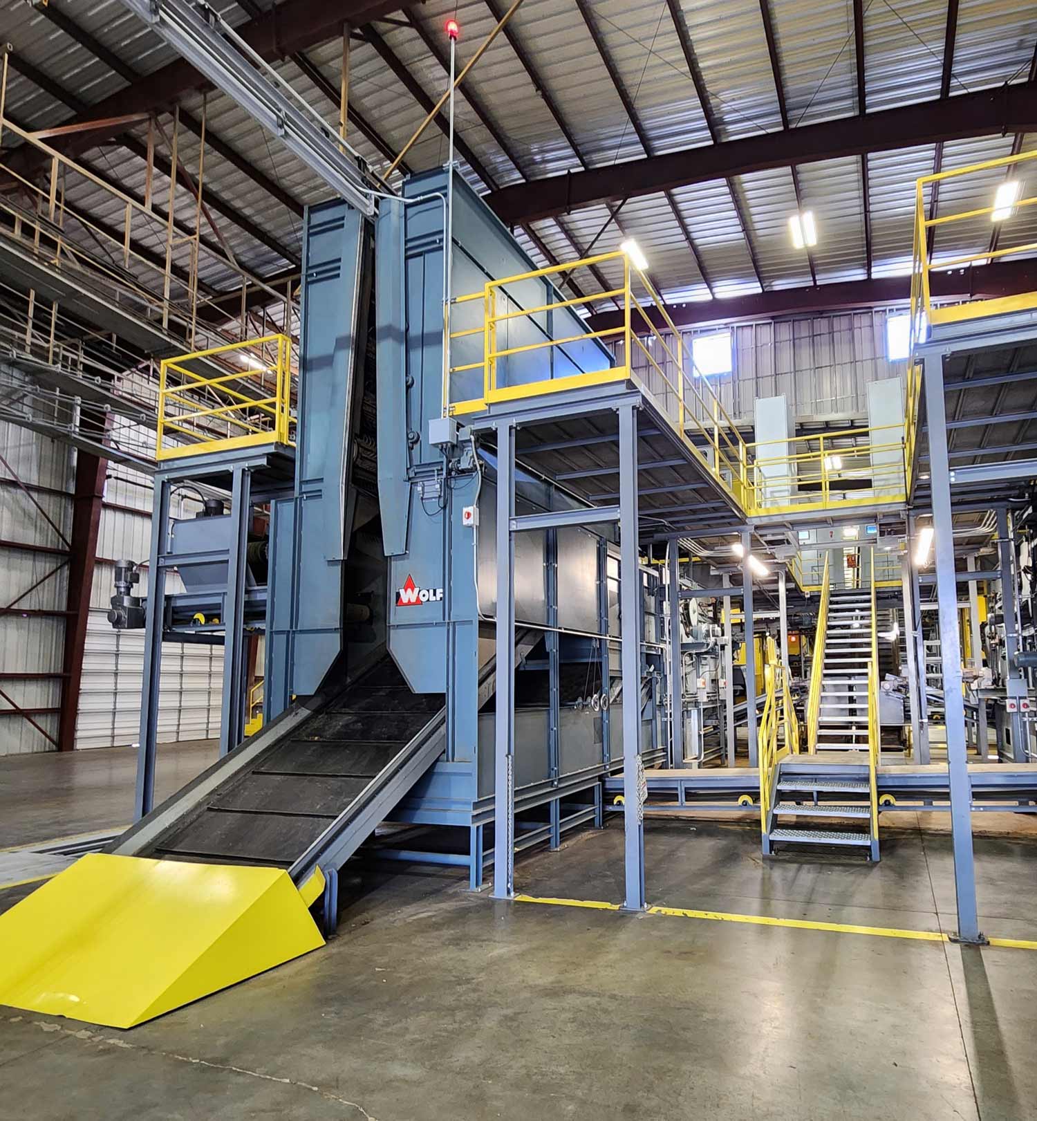 A hops processor at Loftus Ranches hops farm in Washington’s Yakima Valley