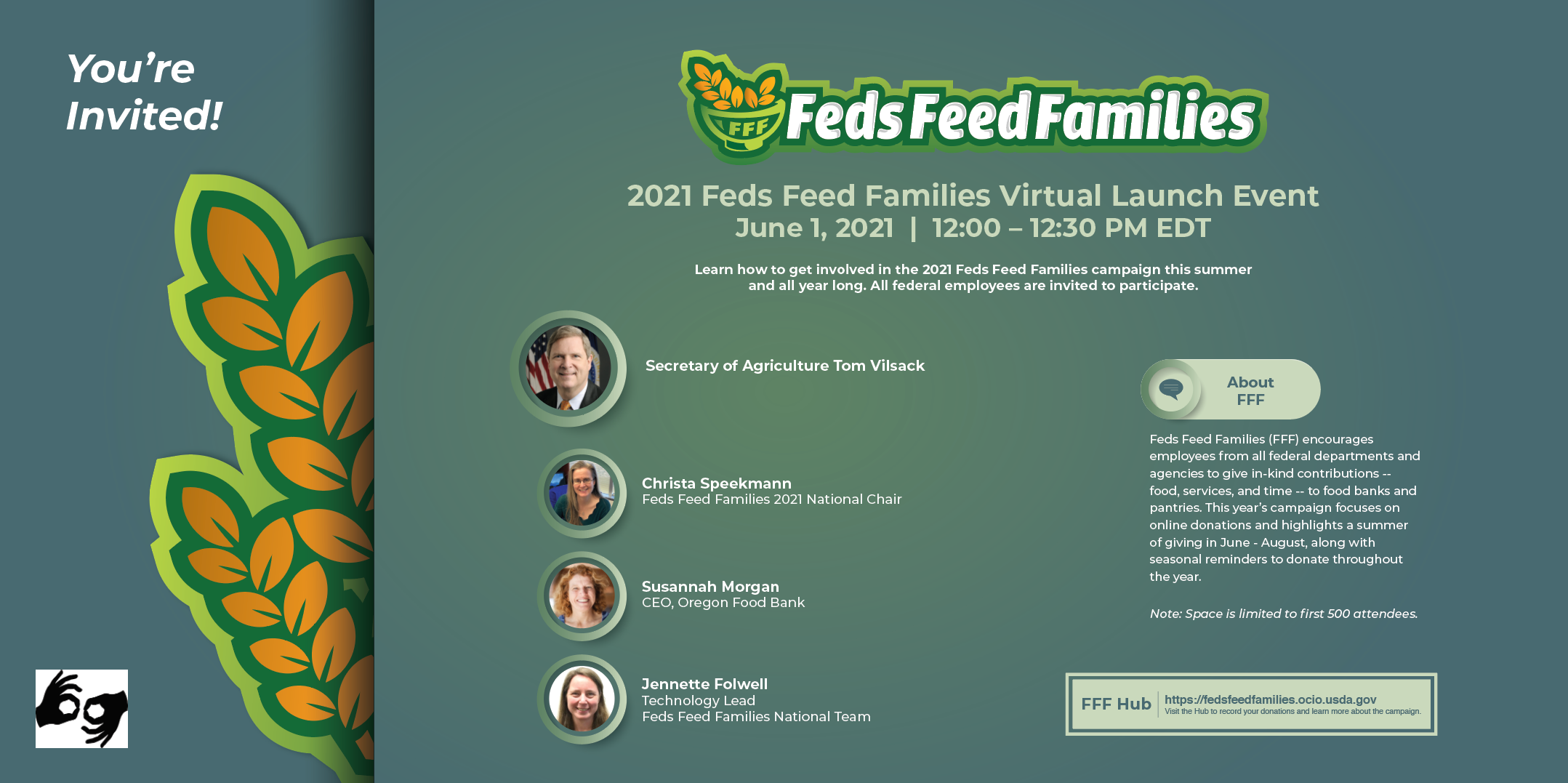 Feds Feed Families USDA