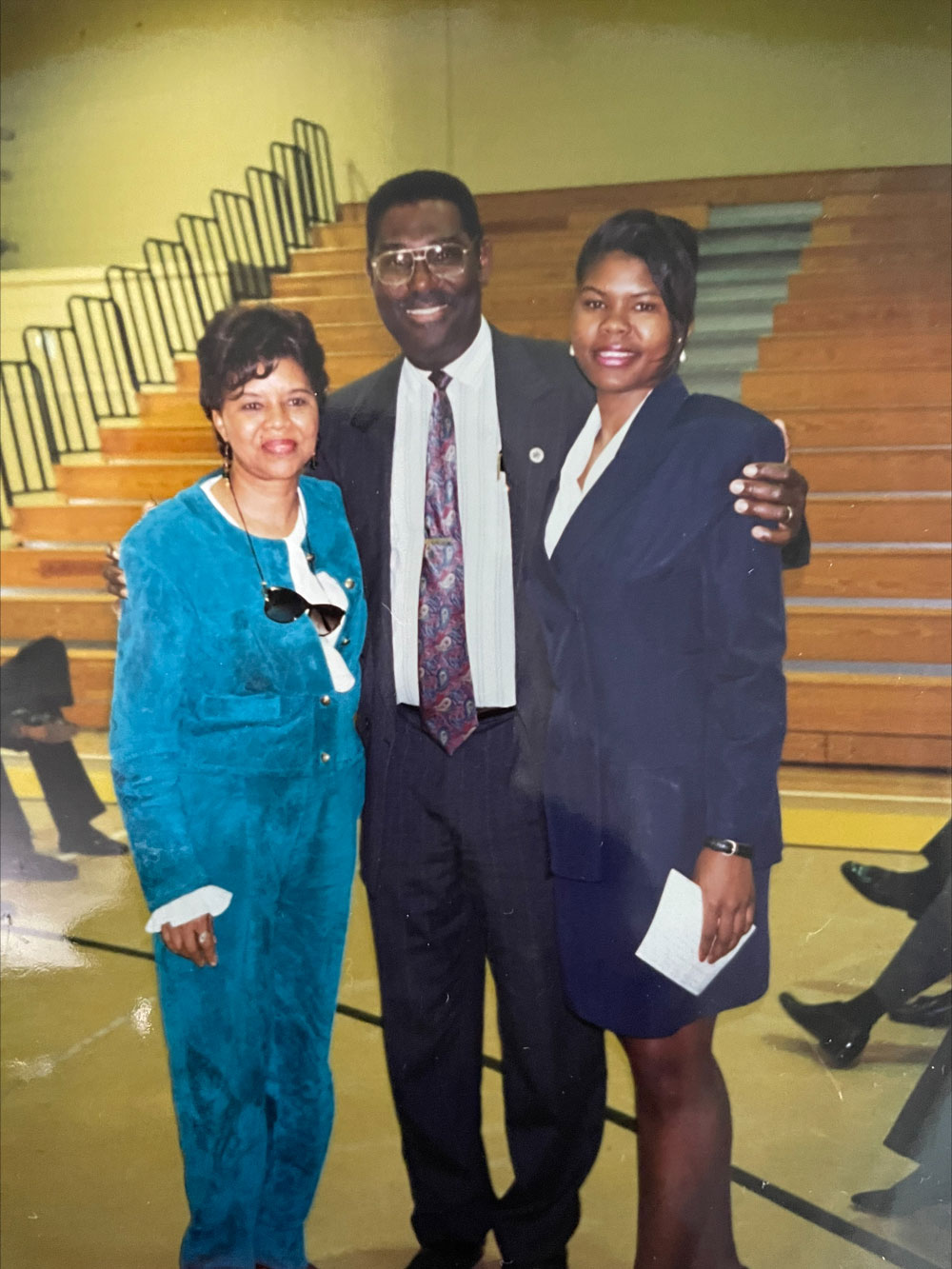 Dr. Caree Jackson-Cotwright as a teenager with her parents Mr. & Mrs. Ernest C. Jackson, Sr.