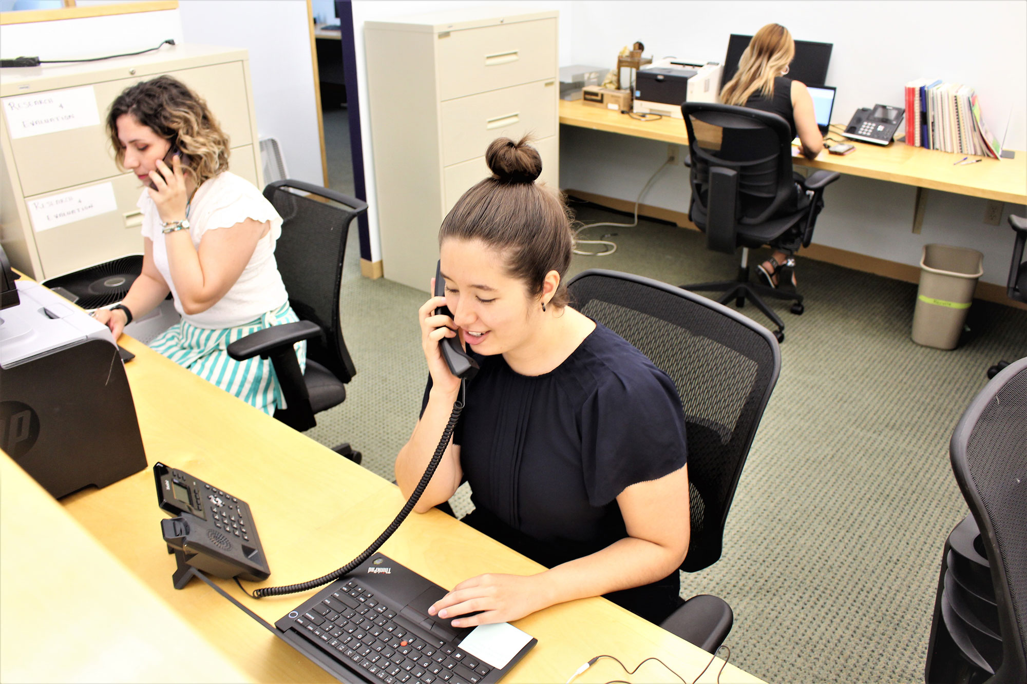 Project Bread staff assists clients on the telephone