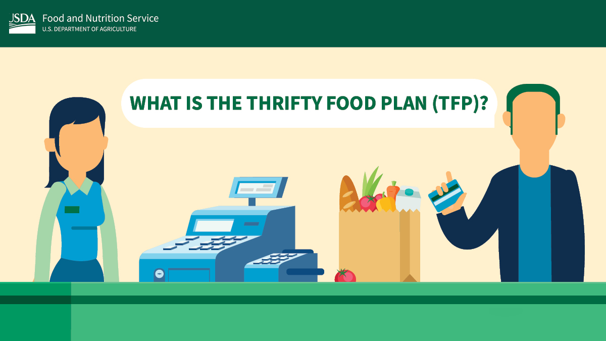 The Thrifty Food Plan graphic