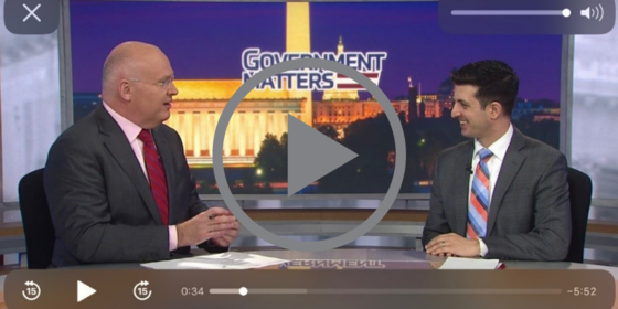 Video still of Ted Kaouk interviewing with Government Matters