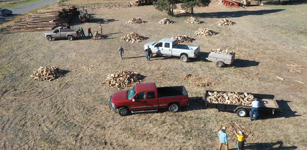Wood pickup event