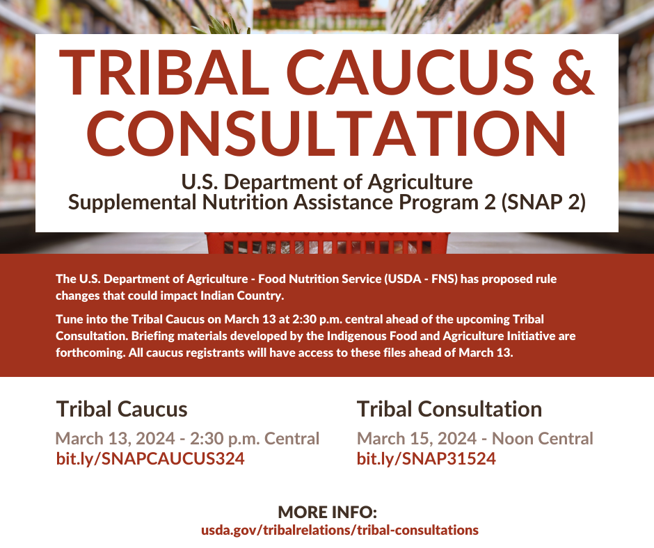 Tribal Consultations USDA