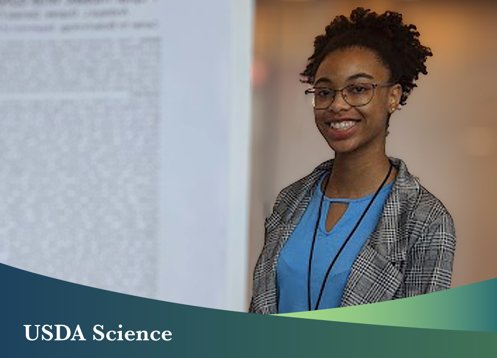 Andreya Dupree, Biological Science Technician at the USDA Agricultural Research Service in Tifton, Georgia