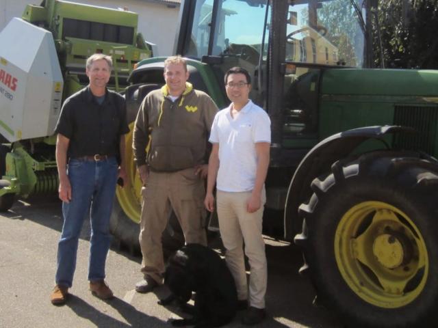 Lars (left) on review audit of a farm in Austria