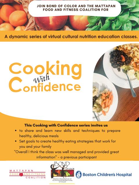 Cooking with Confidence flyer