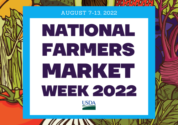 National Farmers Market Week 2022 graphic