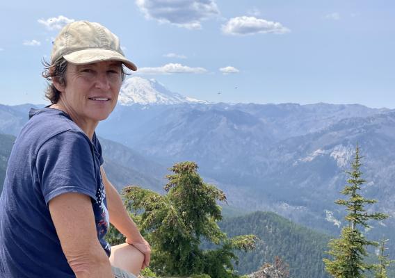 Claire Carpenter at Goat Peak, Washington