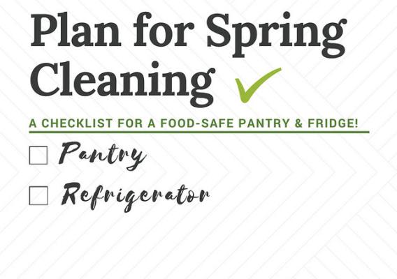 Plan for Spring Cleaning graphic