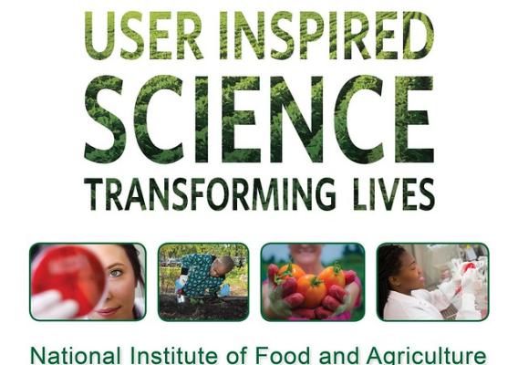 User Inspired Science Transforming Lives NIFA graphic