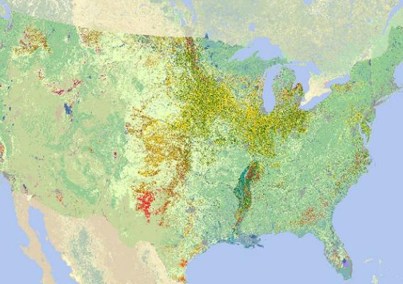 United States Cropland Data Layer Map