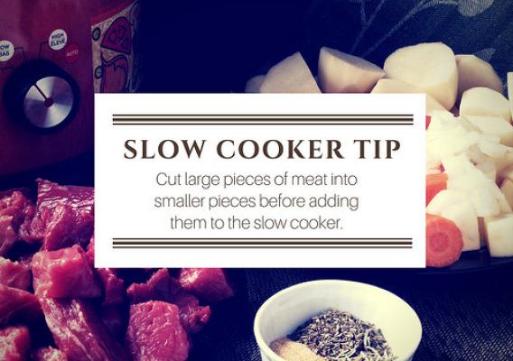 Slow cooker tip graphic