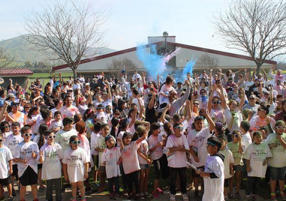 Students at Castle Rock Elementary