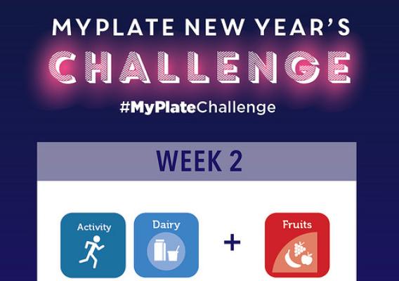 MyPlate New Year's Challenge Week 2 graphic