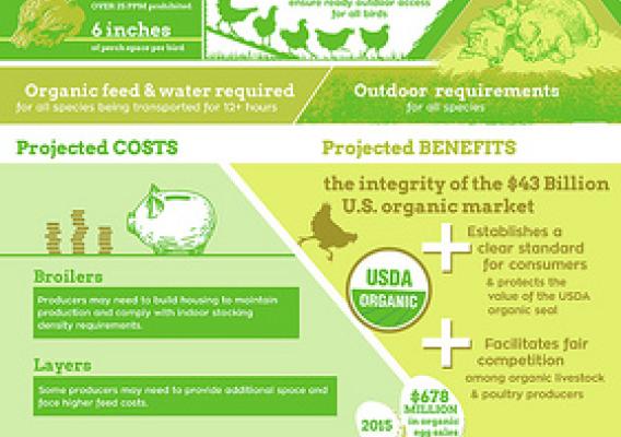 Final Rule Organic Livestock and Poultry Practices Infographic