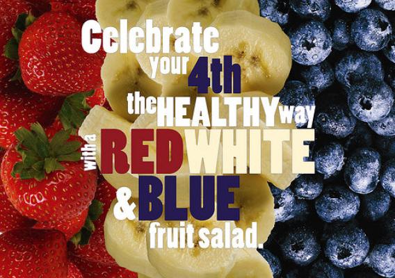 Go red, white and blue, all the way to dessert!