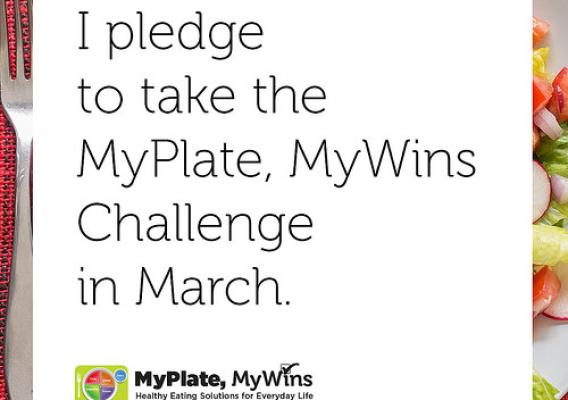 MyPlate, MyWins Challenge pledge