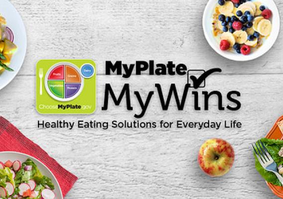 MyPlate MyWins graphic