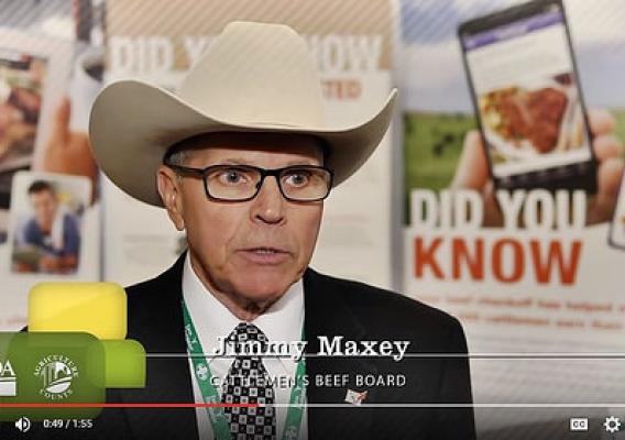 Jimmy Maxey, Cattlemen's Beef Board video screenshot