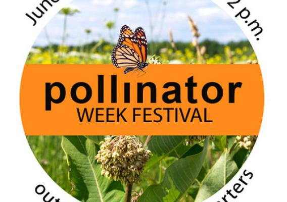 National Pollinator Week Festival sign
