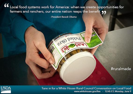 Tune in for a White House Rural Council Conversation on Local Food on Monday, June 9 at 12:45pm ET.