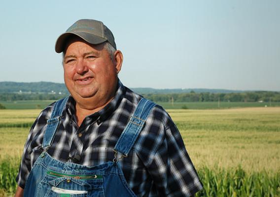 Ohio farmer David Brandt farms with soil health in mind, making his place perfect to launch NRCS’ “Unlock the Secrets in the Soil” campaign. USDA photo.