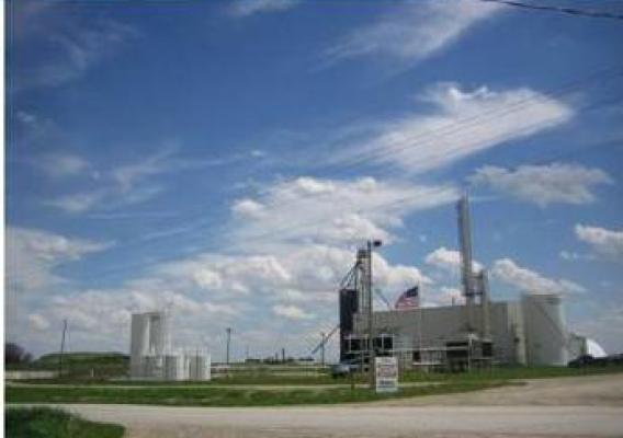 An ethanol plant in Bairstown, Iowa, may soon begin producing fuel from waste materials.  