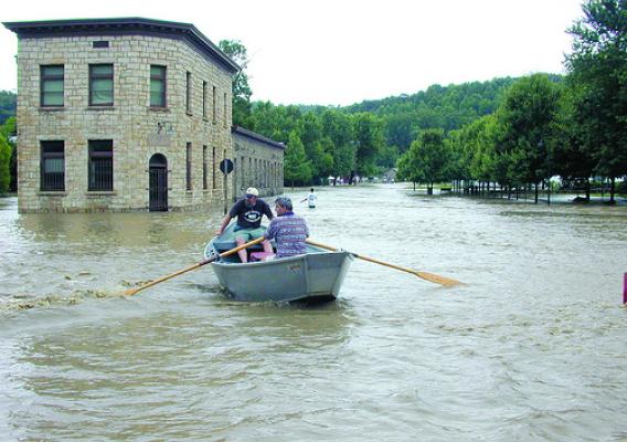 Glen Jean, West Virginia experiences repeated flooding to homes, businesses and roads, creating a hazard to health, property and the environment.   