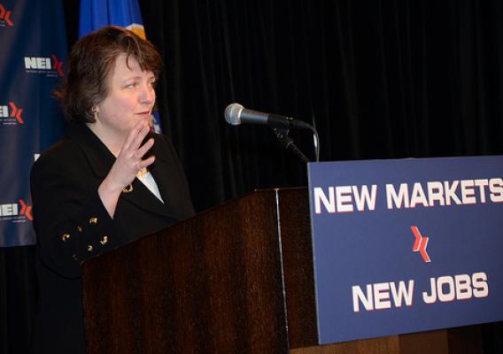US Deputy Secretary of Agriculture Kathleen Merrigan represents USDA at the ‘New Markets, New Jobs’ conference held at the University of Minnesota in Minneapolis.