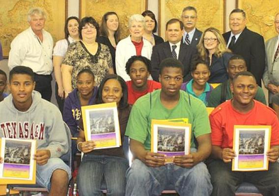 Enterprise Bank, USDA, Calvert ISD and the senior class created a partnership that will have a positive impact on the student’s lives and the future of Calvert ISD. The students will visit Washington later this month and tour USDA.  
