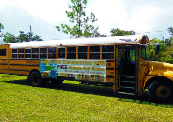 Mobile unit programs in Florida feed thousands of summer meals to children in need.