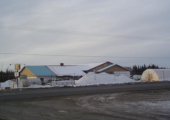 Alaska's Kenai Peninsula Food Bank, behind a two-story snow bank, is being expanded with funding assistance provided through a USDA Rural Development Community Facilities Direct Loan. 