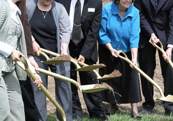 Members of the Fond du Lac tribe, USDA Rural Development staff, community leaders and hospital officials broke ground on a $27 million expansion and renovation project for Community Memorial Hospital in Cloquet, Minn. Due to the expansion, tribal members and local residents will no longer have to drive long distances to receive kidney dialysis treatment.  