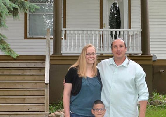 “Our home is a beautiful white house with a porch and a creek runs through our backyard,” said Joe Donnell. “There is lots of space for our family to grow. This house is an amazing gift from the Lord!”