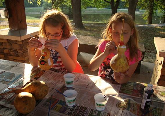 The Shawnee National Forest will offer a new school program this year called Naturalist in the Classroom. Youngsters will have an opportunity to enjoy the Shawnee National Forest, like the kids here at the Young Trekkers afterschool program. Photo used with permission.