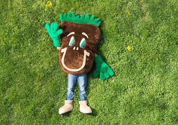 Sammy Soil is NRCS' mascot and was created by a district conservationist back in the 1970s. NRCS photo.